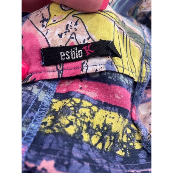 Estilo K Multicolor Cap Sleeve V Neck Maxi Dress - Picture 5 of 8